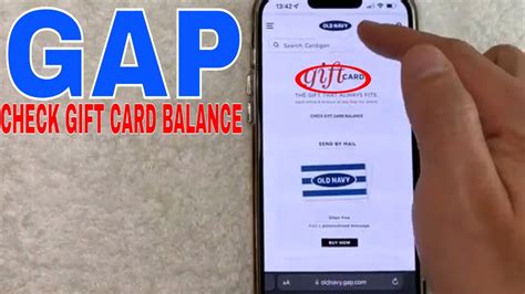 Check Gap Gift Card Balance
